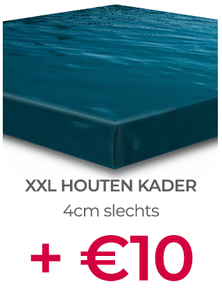 4cm XXL houten kader voor €10