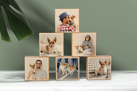 MIXBLOX hout met foto Volledige weergave