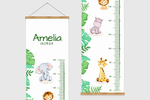 Gepersonaliseerde groeimeter jungle