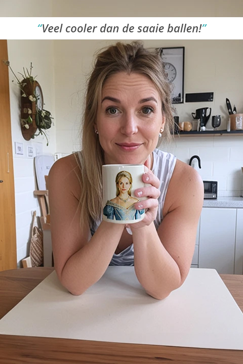 Tevreden klant met Royal Mug 2