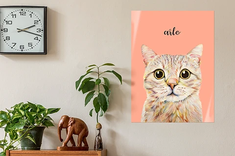 poster met dierenprint