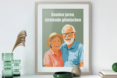 Gelijst familieportret