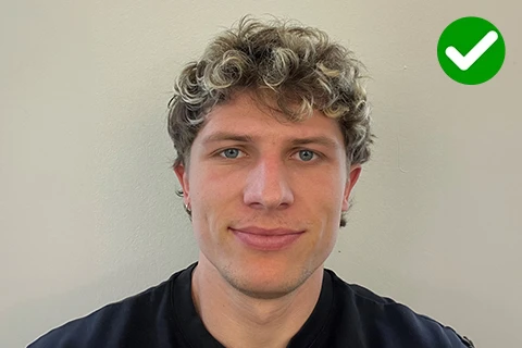 Selfie bij goed licht