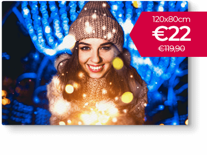 120x80cm Foto op Canvas voor €22 (i.p.v. €119,90)