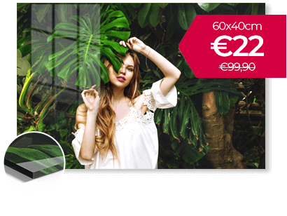 60x40cm Foto op Acrylglas voor €22 (i.p.v. €99,90)