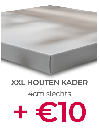 4cm XXL houten kader voor €10
