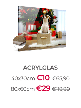 40x30cm Acrylglas voor €10 en 80x60cm voor €29