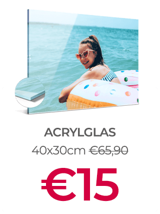40x30cm Acrylglas voor €15 (i.p.v. €65,90)