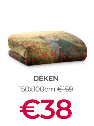 150x100cm Deken voor €38 (i.p.v. €159)