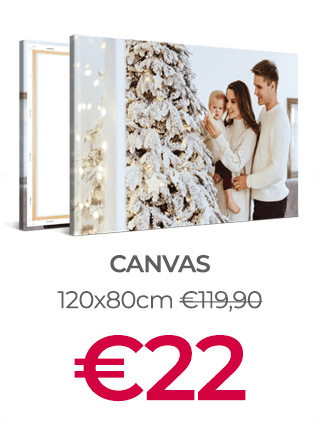 120x80cm Foto op Canvas voor €22 (i.p.v. €119,90)