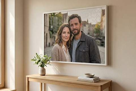 framed photo puzzle