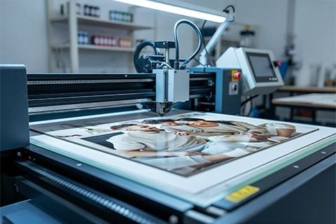 photo puzzle printing process